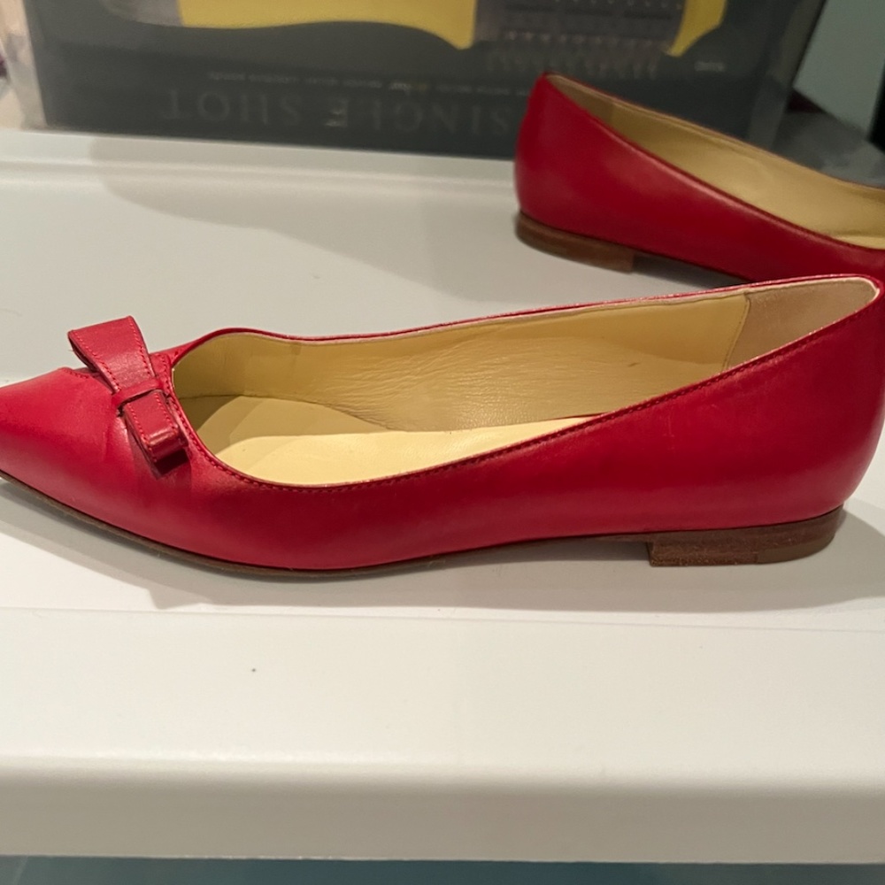 Pre-Owned Sarah Flint Natalie in Red Vacchetta Leather - Picture 12 of 13
